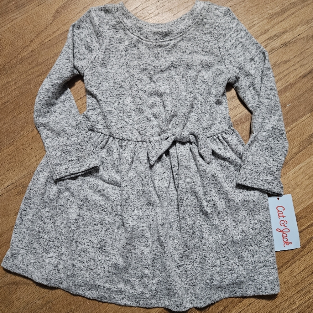 Cat & Jack Heather Gray Casual Kids Dress